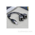 Cavo Adattatore Ethernet di splitter/adattatore/connettore